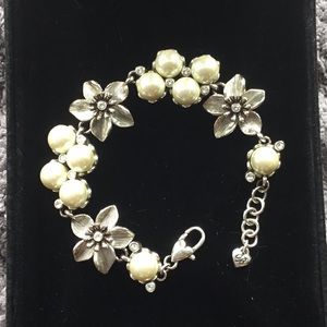 Authentic Brighton Pearl and Crystal Bracelet